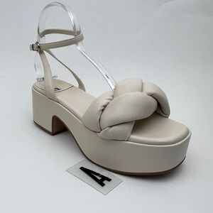 JEFFREY CAMPBELL Braided Platform Sandal sz 9